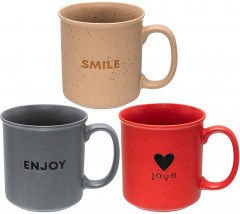 Набор кружек «Наслаждайся, Люби, Улыбайся» - Фото 2