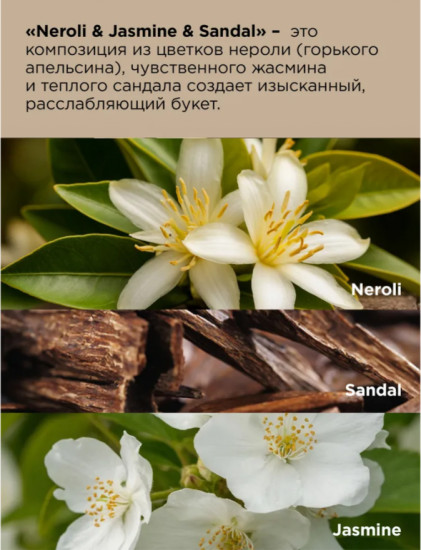 Парфюмированный гель для душа «Neroli & Jasmine & Sandal»