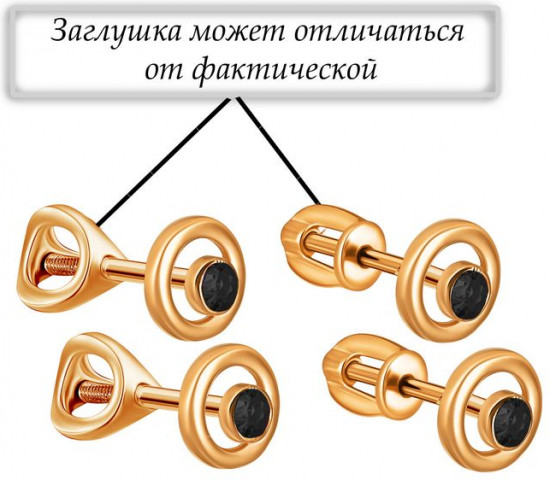 Серьги-пусеты из серебра