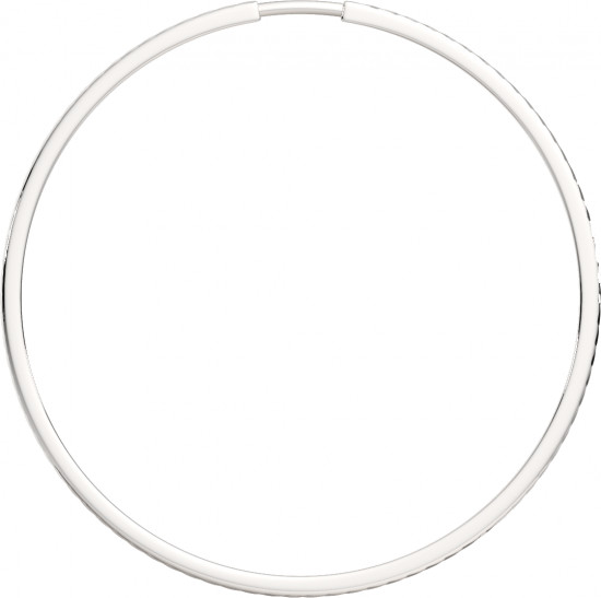 Серьги конго из серебра