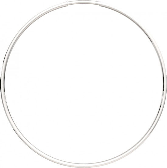 Серьги конго из серебра