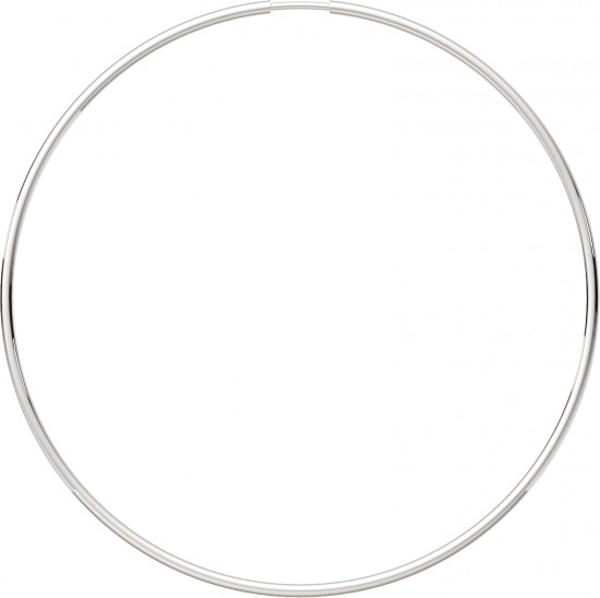 Серьги конго из серебра