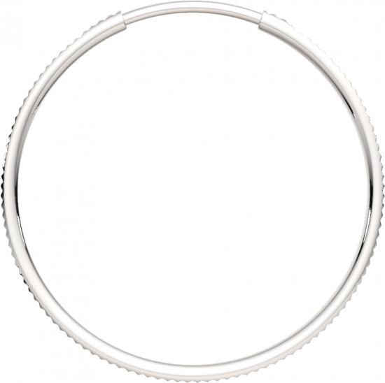 Серьги конго из серебра