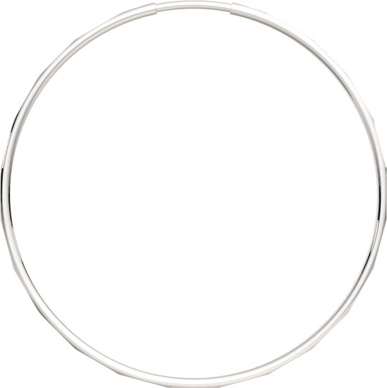 Серьги конго из серебра