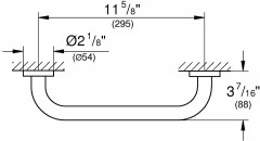 Ручка-поручень для ванной - Фото 1