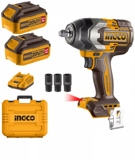 Аккумуляторный бесщеточный ударный гайковерт