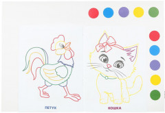 Раскраска с красками «Весёлая ферма» - Фото 3