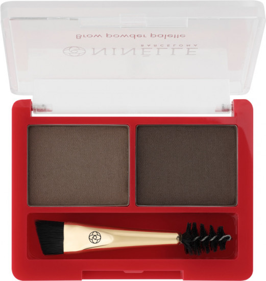 Пудровая палетка теней для макияжа бровей Chic, оттенок № 634