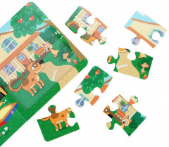 Книга-пазл с глазками «Домашние животные» - Фото 3