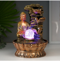 Настольный фонтан «Будда у скалы с чашами» - Фото 7