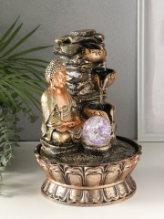 Настольный фонтан «Будда у скалы с чашами» - Фото 9