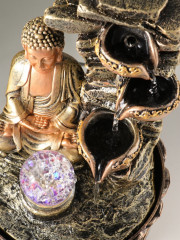 Настольный фонтан «Будда у скалы с чашами» - Фото 10