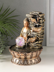 Настольный фонтан «Будда у скалы с чашами» - Фото 12
