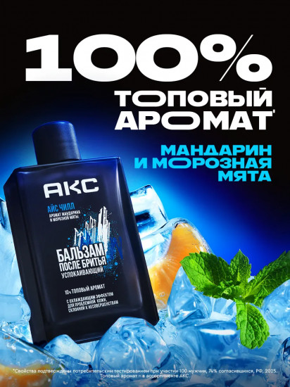 Бальзам после бритья успокаивающий с охлаждающим эффектом дл проблемной кожи «Айс чилл»