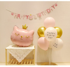 Шар воздушный «Кошечка-королева розовая» - Фото 4