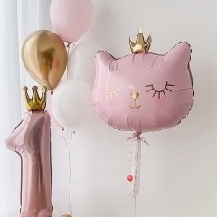 Шар воздушный «Кошечка-королева розовая» - Фото 6