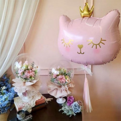 Шар воздушный «Кошечка-королева розовая» - Фото 7