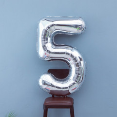 Шар воздушный «Цифра 5» - Фото 3