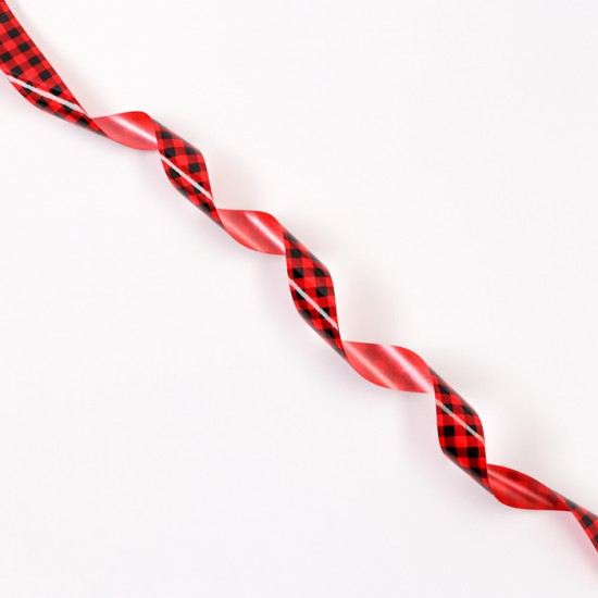 Лента для декора и подарков «Клетка»