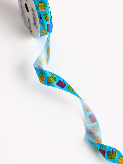 Лента для декора и подарков «Подарки»