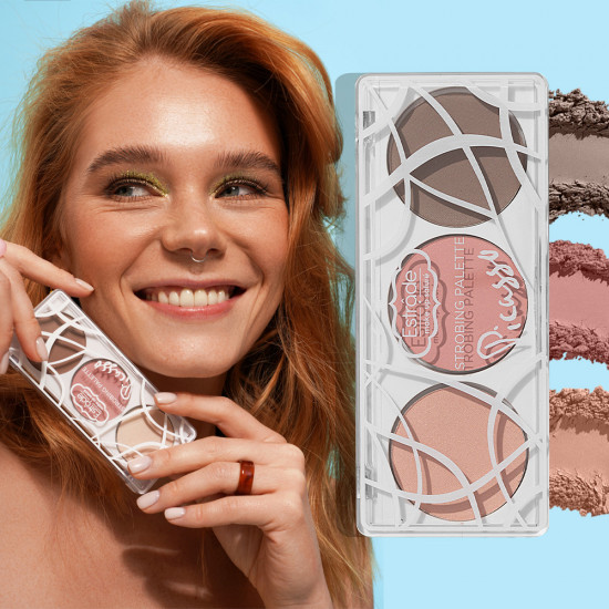 Палетка 3 в 1 для контуринга и сияния лица «Picasso Strobing Palette», оттенок 501