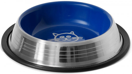 Миска металлическая «Meow»