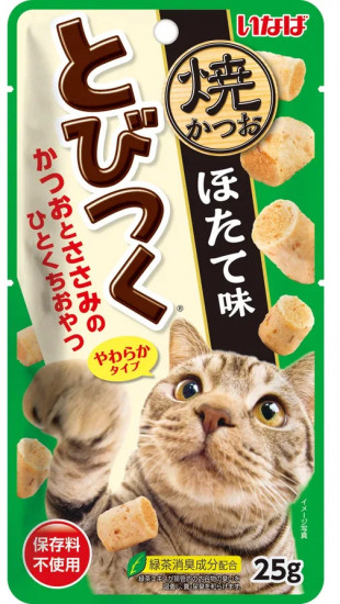 Лакомство запеченное для кошек со вкусом морского гребешка