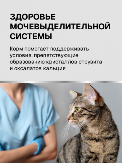 Корм сухой для стерилизованных кошек с индейкой «Urinary care»