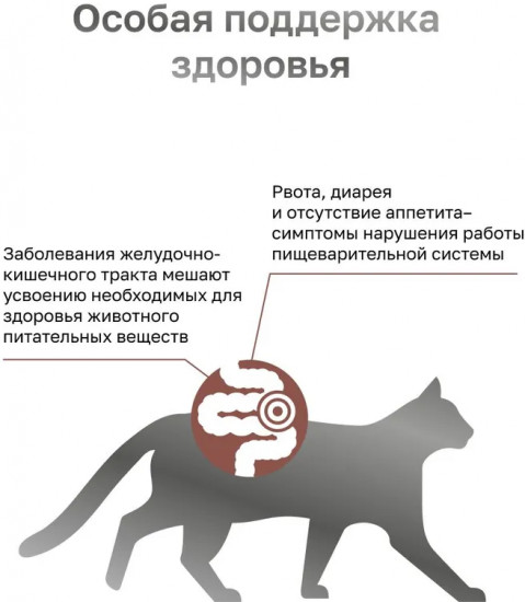 Корм диетический влажный для кошек при нарушениях пищеварения