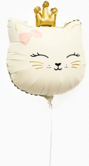 Шар воздушный «Кошечка с короной» - Фото 1