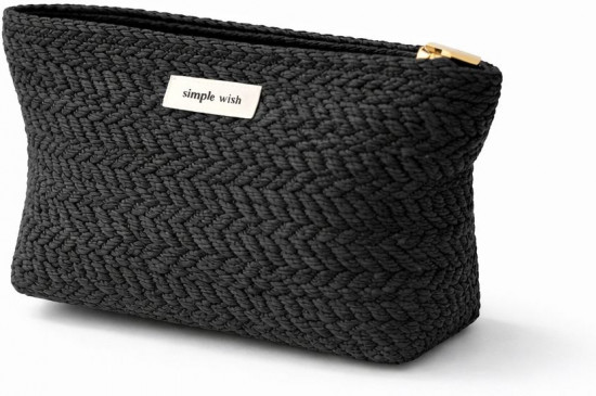 Косметичка плетёная на молнии