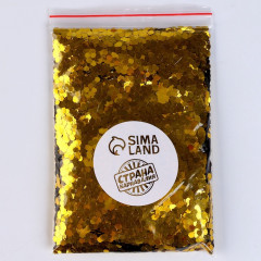 Наполнитель для шаров «Конфетти шестиугольник» - Фото 2