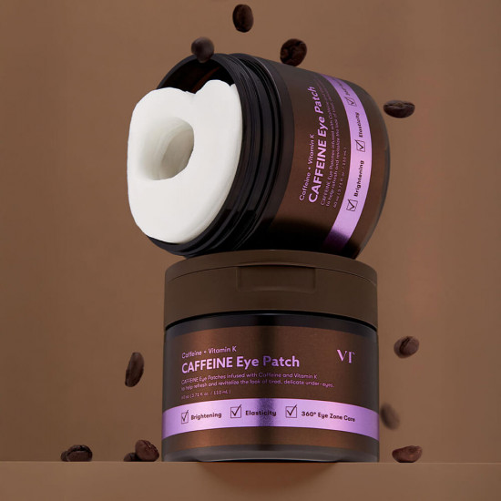 Тканевые патчи для век с кофеином и пептидами