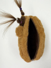 Пенал-косметичка плюшевый «Милая капибара с волосами» - Фото 9