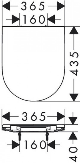 Крышка-сиденье для унитаза с микролифтом «GladeLake S»