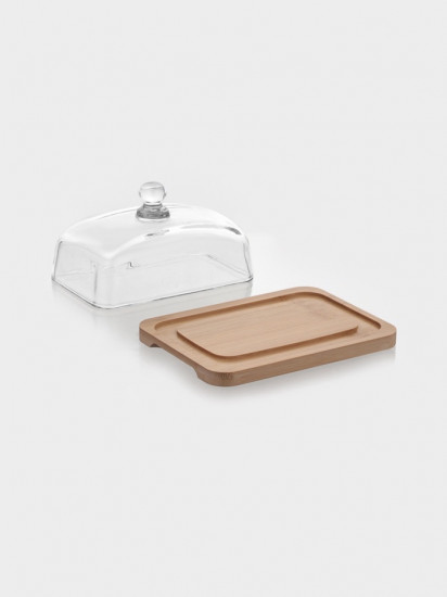 Маслёнка на бамбуковой подставке