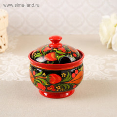 Сахарница хохлома с ложкой «Красота» - Фото 7