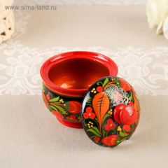 Сахарница хохлома с ложкой «Красота» - Фото 9