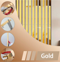 Молдинг металлический золотистый - Фото 4