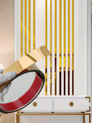 Молдинг металлический золотистый - Фото 6