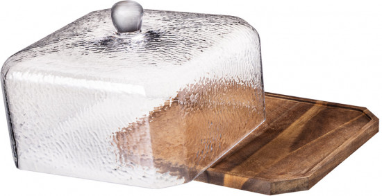 Блюдо сервировочное со стеклянной крышкой «Aqua»