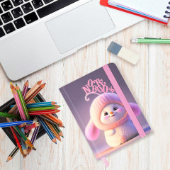 Блокнот с резинкой в клетку - Фото 7