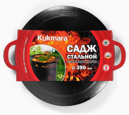 Сковорода-садж с эко-воронением