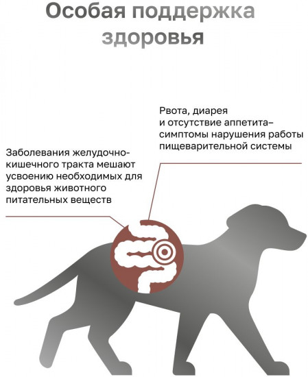 Пашет для взрослых собак ветеринарный, диетический при нарушениях пищеварения «Gastrointestinal»