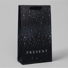 Пакет под две бутылки «Black» - Фото 1