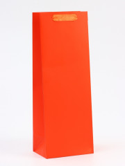 Пакет подарочный под бутылку «Красный» - Фото 3