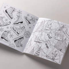 Раскраска «Моя зимняя прогулка» - Фото 6