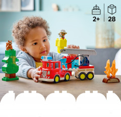 Конструктор Duplo 10473 Пожарная машина со шлангом и пожарным. Fire Truck with Hose and Firefighter - Фото 5