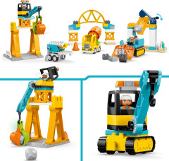Конструктор Duplo 10476 Стройплощадка и техника 3 в 1. 3 in 1 Construction Site and Vehicles - Фото 7
