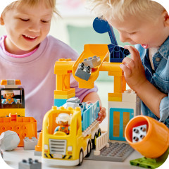 Конструктор Duplo 10476 Стройплощадка и техника 3 в 1. 3 in 1 Construction Site and Vehicles - Фото 9